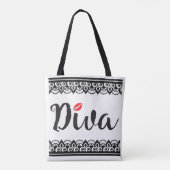 Aangepaste All-Over-Print Canvas tas (Achterkant)