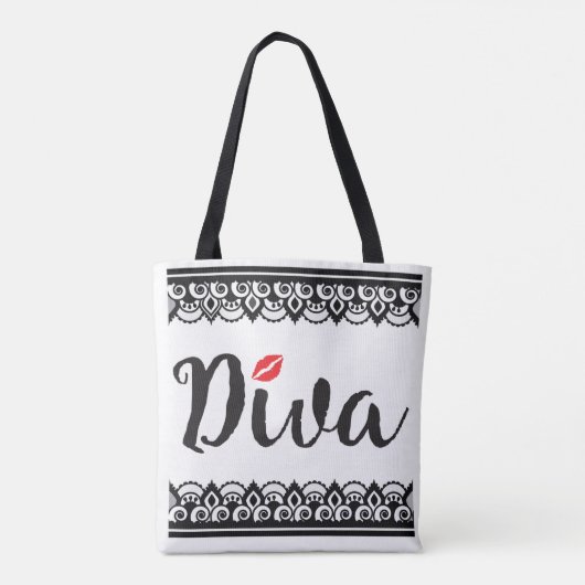 Aangepaste All-Over-Print Canvas tas (Achterkant)