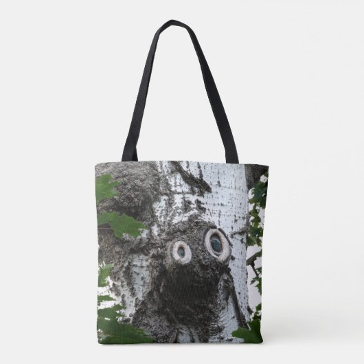 Aangepaste All-Over-Print Canvas tas (Achterkant)