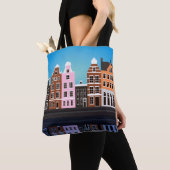 Aangepaste All-Over-Print Canvas tas Amsterdam (Dichtbij)