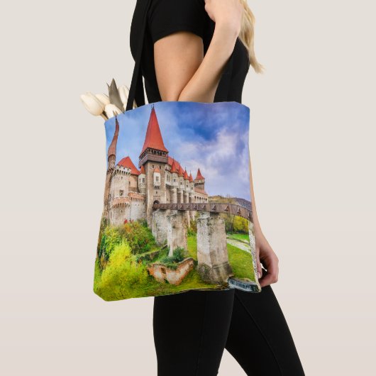 Aangepaste All-Over-Print Canvas tas Corvin Castle (Dichtbij)