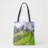 Aangepaste all-over-print Canvas tas Machu Picchu, (Voorkant)