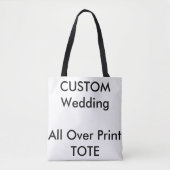 Aangepaste ALL-OVER-PRINT Canvas tas MEDIUM (Voorkant)