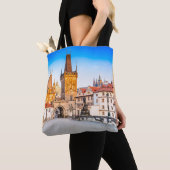 Aangepaste All-Over-Print Canvas tas Praag (Dichtbij)