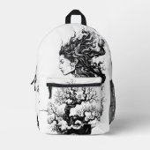 Aangepaste all-over print rugzak (Voorkant)