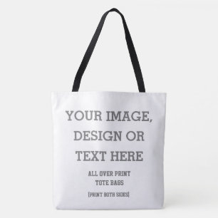 Aangepaste all-over print Tas - gepersonaliseerd o