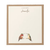 Aangepaste Allen Hummingbird-laptop Notitieblok (Voorkant)