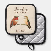 Aangepaste Allen Hummingbird-laptop Pannenlap (Voorkant / Achterkant)