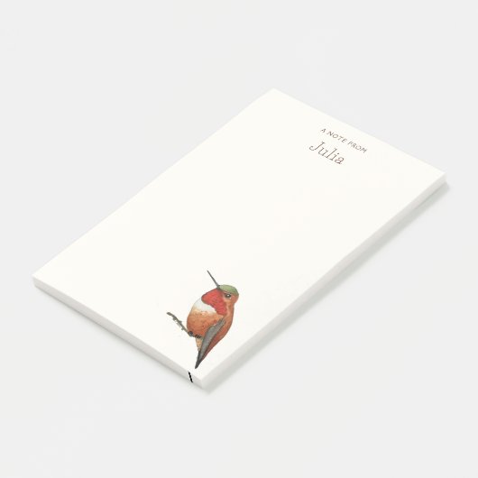 Aangepaste Allen Hummingbird Notes (Schuin)