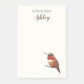 Aangepaste Allen Hummingbird Notes (Voorkant)