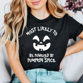 Aangepaste Allerwaarschijnlijkste Halloween-koffie T-shirt