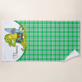 Aangepaste alligator strandlaken (Voorkant)