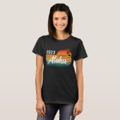 AANGEPASTE ALOHA VINTAGE ZOMER T-SHIRT (Voorkant volledig)