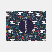 Aangepaste alpaca Blanket Fleece Deken (Voorkant (Horizontaal))