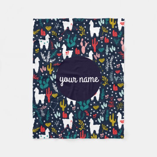 Aangepaste alpaca Blanket Fleece Deken (Voorkant)