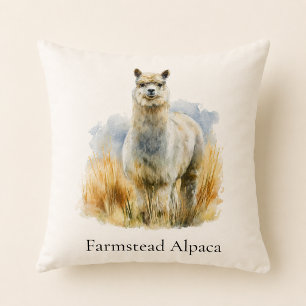 Aangepaste Alpaca Country Cottage Accent Kussen