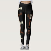 Aangepaste Alpaca-Leggings Leggings (Voorkant)