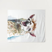 Aangepaste Alpaca Muziekfabriek Zingende Tapijt Wandkleed (Voorkant (horizontaal))