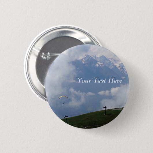 Aangepaste Alps-knop Ronde Button 5,7 Cm (Voorkant /achterkant)