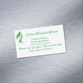 Aangepaste alternatieve natuurlijke gezondheidspij magnetisch visitekaartje (Voorbeeld)