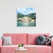 Aangepaste Amalfi kust Positano Italië Canvas Afdruk (Insitu (Woonkamer))