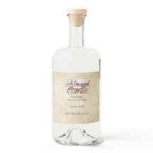 Aangepaste amandel extract olie label gepersonalis