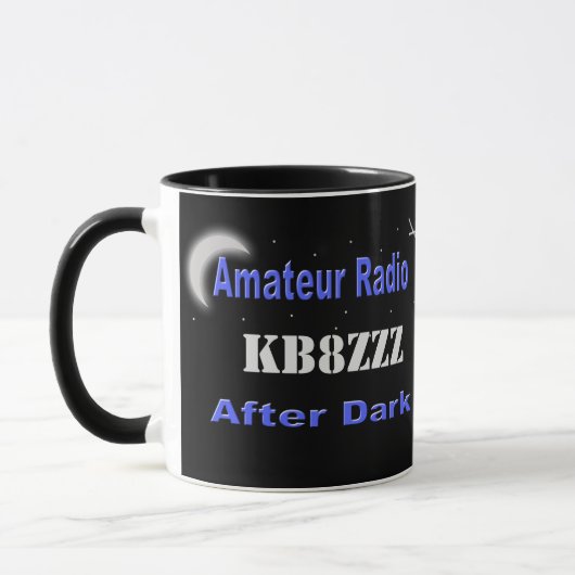 Aangepaste amateurradio na donker mok (Links)