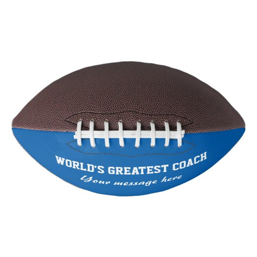 Aangepaste American Football | Grootste Coach ter  (Voorkant)