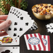 Aangepaste Amerikaanse 250 Vintage Patriottische V Pokerkaarten (Insitu)