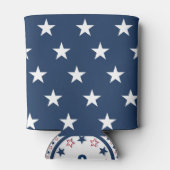 Aangepaste Amerikaanse 250e monogram patriottisch Blikjeskoeler (Achterkant)