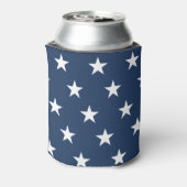 Aangepaste Amerikaanse 250e monogram patriottisch Blikjeskoeler (Blikje Achterkant)