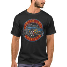 Aangepaste Amerikaanse auto's T-shirt