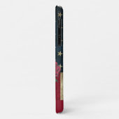 Aangepaste Amerikaanse blauwe schedel Case-Mate iPhone Case (Achterkant/links)