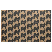 Aangepaste Amerikaanse Eskimo Hondenras Fabric Stof (Fat Quarter)