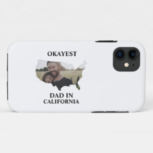 Aangepaste Amerikaanse foto Okayest dad Fathers da Case-Mate iPhone Case