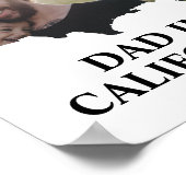 Aangepaste Amerikaanse foto Okayest dad Fathers da Poster (Hoek)