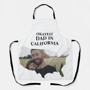 Aangepaste Amerikaanse foto Okayest dad Fathers da Schort