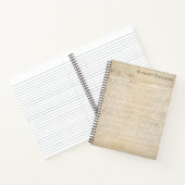 Aangepaste Amerikaanse grondwet Notitieboek (Binnen)