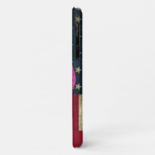 Aangepaste Amerikaanse Hippy Skull Case-Mate iPhone Case (Achterkant/links)