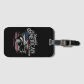 Aangepaste Amerikaanse klassieke autokleding Bagagelabel (Voorkant (horizontaal))