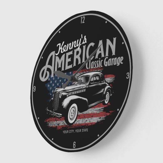 Aangepaste Amerikaanse  klassieke autokleding Grote Klok (Hoek)