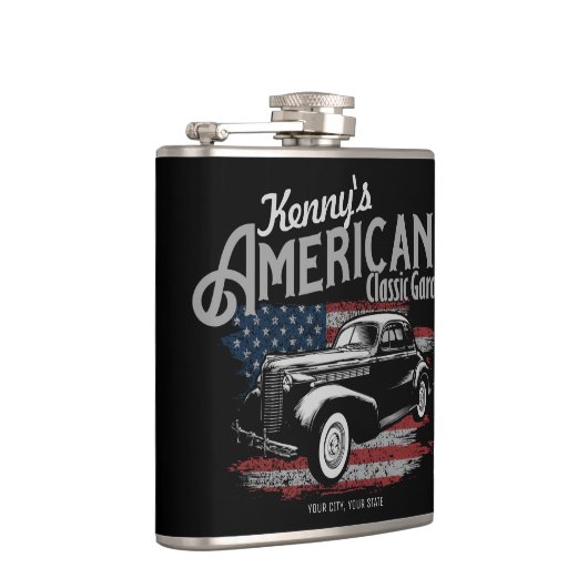 Aangepaste Amerikaanse klassieke autokleding Heupfles (Rechts)