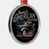 Aangepaste Amerikaanse  klassieke autokleding Metalen Ornament (Rechts)
