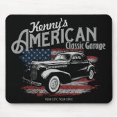 Aangepaste Amerikaanse  klassieke autokleding Muismat (Voorkant)