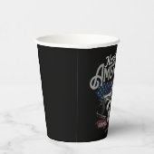 Aangepaste Amerikaanse klassieke autokleding Papieren Bekers (Rechts)