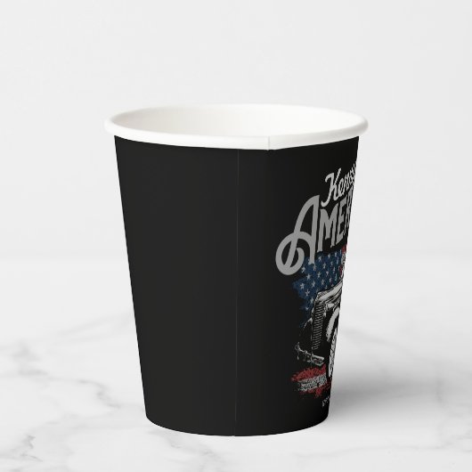 Aangepaste Amerikaanse klassieke autokleding Papieren Bekers (Rechts)