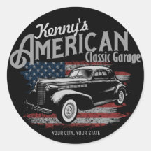Aangepaste Amerikaanse klassieke autokleding
