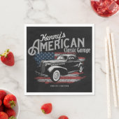Aangepaste Amerikaanse  klassieke autokleding Servet (Insitu)