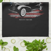 Aangepaste Amerikaanse  klassieke autokleding Theedoek (Gevouwen)