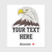 Aangepaste Amerikaanse logo vinylsticker Sticker (Vel)